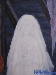  Art HAUNTED MANSION Signed THE ATTIC BRIDE Leota Larry Dotson Giclee
