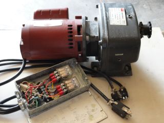 Dayton speed reducer and 115 volt motor combo