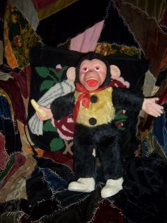  Vintage Zippy Zip BIM Style Plush Stuffed Monkey
