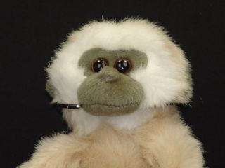 New Life Like Velcro White Handed Gibbon Monkey Velcro Plush Stuffed