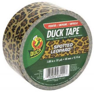 Printed Duck® Brand Duct Tape Leopard Print Duct Tap™ 3 Roll Lot