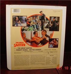 The Great Santini Robert Duvall RCA Selectavision CED Videodisc Movie