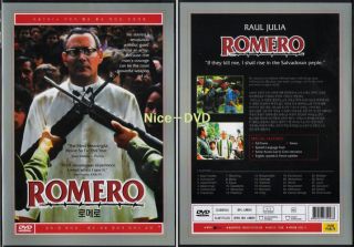 Romero 1989 DVD SEALED New Raul Julia John Duigan
