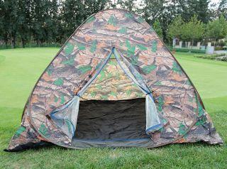 New Portable Camouflage Easy Setup Pop Up Camo Camping Hiking Tent