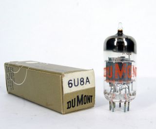 NOS (New Old Stock) DUMONT 6U8A vintage electron tube MADE IN USA .