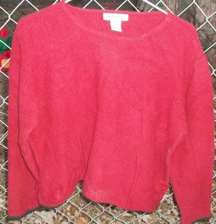 BNWD Red Lambswool Pullover by Eddie Bauer Sz Tall XXL