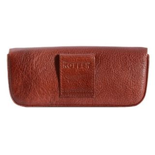 Dr Koffer Fine Leather Accessories Leather Eyeglass Case with Belt