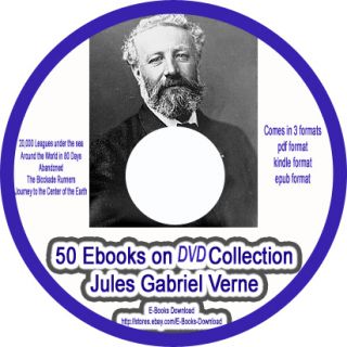50 eBooks Jules Verne Collection DVD Around The World in 80 Days