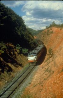 35mm Dupe Slide Western Maryland Railroad 53 Little Orleans MD 1974