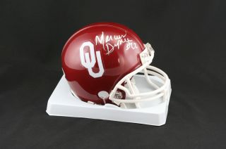 Marcus Dupree Signed Oklahoma Sooners Mini Helmet PSA DNA Autographed