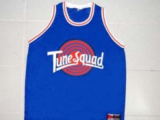 DRAZEN PETROVIC TUNE SQUAD SPACE JAM JERSEY BLUE MOVIE TOON NEW ANY
