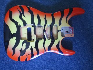  Kramer Tiger Stripe Guitar Body