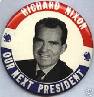 Campaign Pin Pinback Button Political Richard Nixon 68