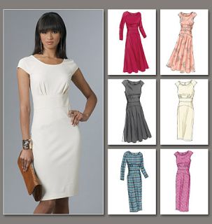 Vogue 8685 Business Day Dress Pattern 6 Styles Sz 14 20
