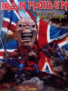 2011 Iron Maiden Eddie The Trooper Head Knocker Album Figure
