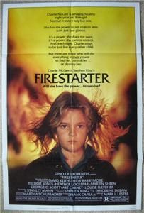 Drew Barrymore Firestarter 1984 ORG Movie Poster 4782