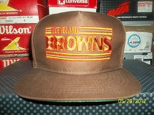 Vintage Cleveland Browns NFL Drew Pearson Snapback Hat Cavaliers
