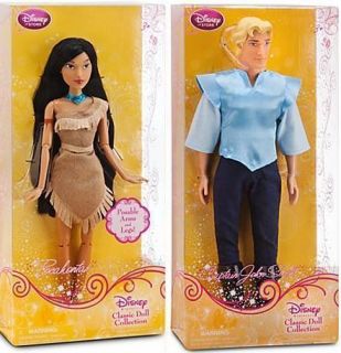  Princess Pocahontas Prince Captain John Smith Barbie Doll