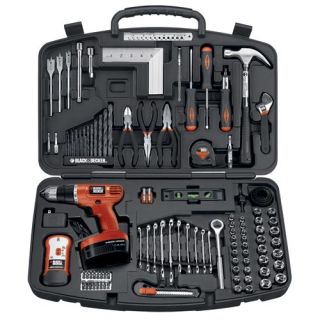 Black & Decker 14.4V Drill and 126 Piece Home Project Set 71 144