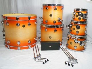Drum Workshop DW Jazz Series 6 piece Custom Drumset w/hardare & soft