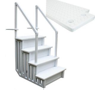 XL Step 32 Drop in Step Safety Step Swimming Pool Ladder w Handle