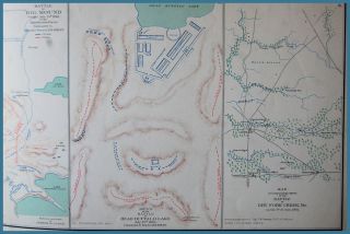 20 Plate 33 Civil War Map Union Rebel Fredricksburg
