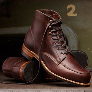 Wolverine 1000 Mile Collection W00278 Courtland Brown Boots Horween