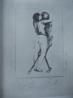 1969 Edvard Munch Lithographs Etchings Graphics Symbolism