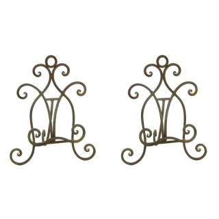 Iron Easels Plate Rack Picture Holder Ornate Tabletop