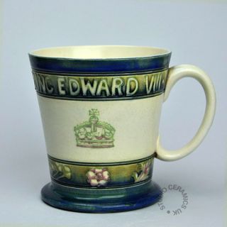 Moorcroft King Edward VIII 1937 Coronation Mug