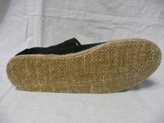 Mens Toms Classics Black Freetown Perforated Canvas All Sizes Brand