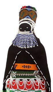 Zulu Handmade Doll South Africa 24 inches Tall SALE Was $165