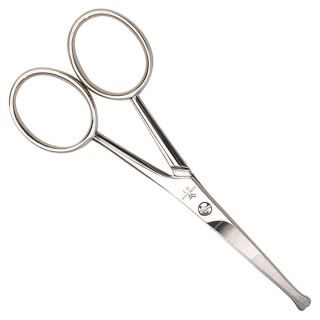 Dubl Duck Dog Grooming 4 Round Tip Ear Nose Scissors