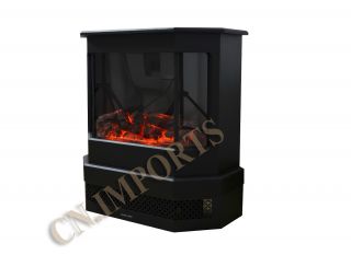 Electric Fireplace Heater Flame Effect with multi color Back Light