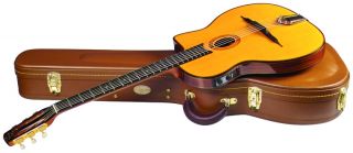 Gitane DG 455 Acoustic Electric Selmer Style Jazz Guitar   Petite