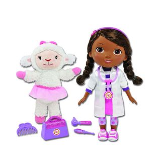 Doc McStuffins Time for Your Check Up Doll w Lambie Doctors Bag Brand