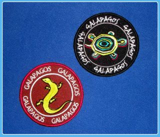 Ecuador Patch Set Galapagos Islands Trekking Badges