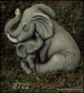 Small Nurturing Elephants *Ceramic Bisque*U Paint