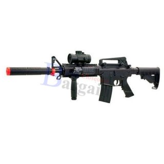  m4 m16 airsoft electric assault rifle m4a1 aeg semi full auto m83a2