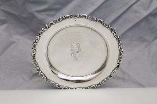 L62 ANTIQUE R. WALLACE AND SON STERLING SILVER CANDY / BON BON DISH 71