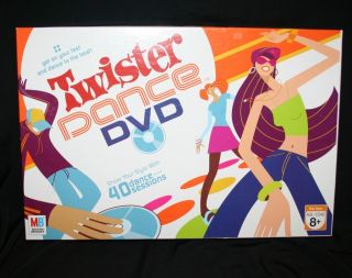 TWISTER Dance DVD Game Complete Never Used Milton Bradley Interactive