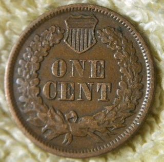 Clearly Visable 1864 L XF Indian Cent Full Liberty