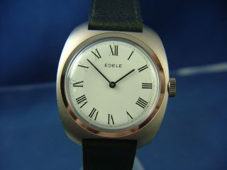 Vintage Retro Edele Swiss Gents Mechanical Watch New Old Stock Circa