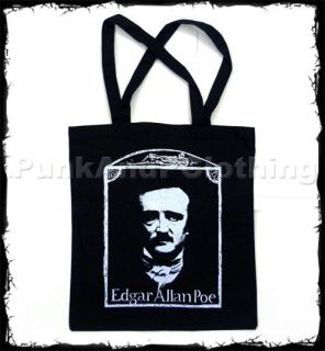 Edgar Allan Poe   Face   official canvas tote bag   FAST SHIPPING