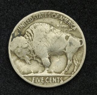 1936 United States Buffalo Nickel 5 Cents Coin RARE 3 Legged Buffalo