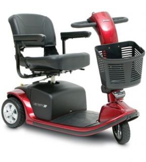 Pride Victory 9 Electric Mobility 3 Wheel Scooter Red