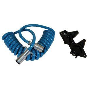 Blue Ox BX8861 4 Wire Round Coiled Electrical Cable