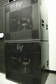 Genuine Electrovoice MTL 4 Quad 18 Subwoofers Nice