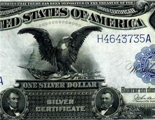 HGR 1899 $1 Black Eagle Elliott/Burke GEM UNCIRCULATED