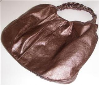 Elliott Lucca Copper Leather Astrid Large Hobo Bag